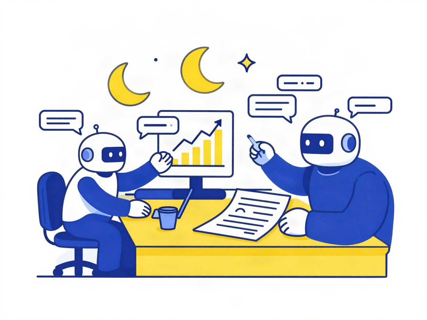 Роботы-помощники работают в ночную смену: отвечают в чате, строят график, разбирают резюме